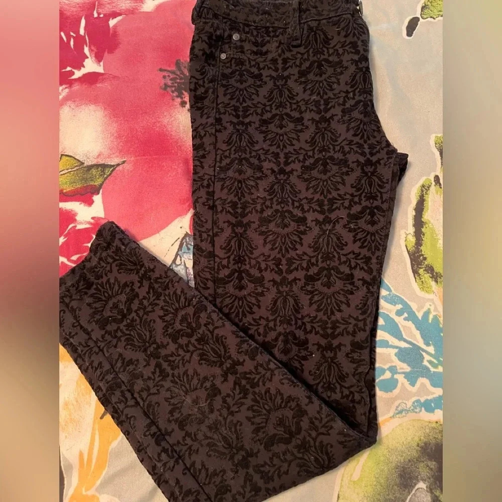 Velvet design jeggings